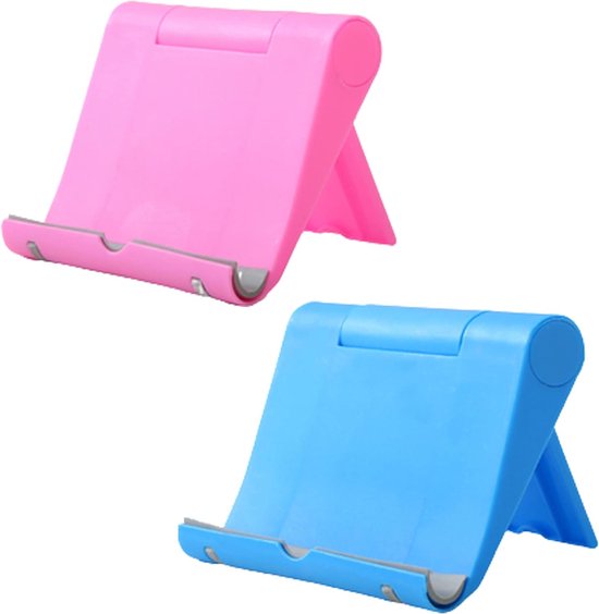 Universele Verstelbare Tabletstandaard Zwart - Opvouwbaar Voor 4-13 Inch Apparaten, IPad, Telefoon En Tablet