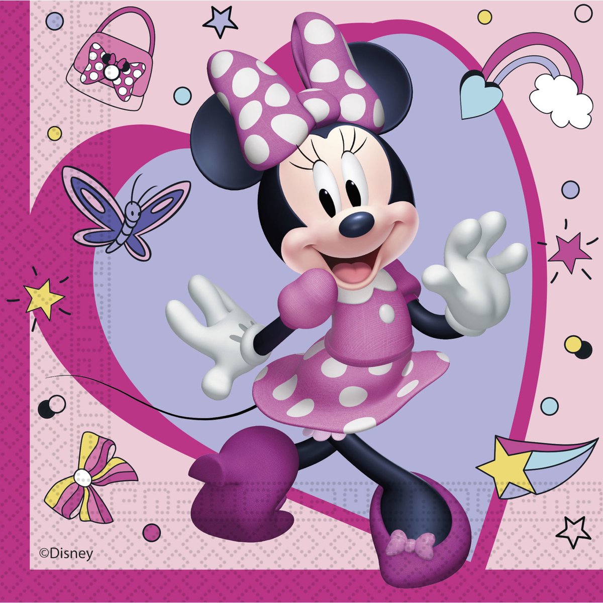 Servetten FSC Minnie Mouse 33x33cm - 20 stuks