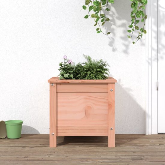 D24 Houten plantenbak Plantenpot Tuinterras Klaar gemonteerd (40 cm x 30 cm 30 cm, palissanderhout