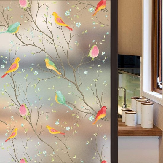 DOWELL Privacy Raamfolie, Raamfolie Privacy Zelfklevend 90x200cm, Ondoorzichtig Motief Statische Melkglasfolie Voor Badkamer Douchedeur Glazen Deuren Badkamerraam Sterren