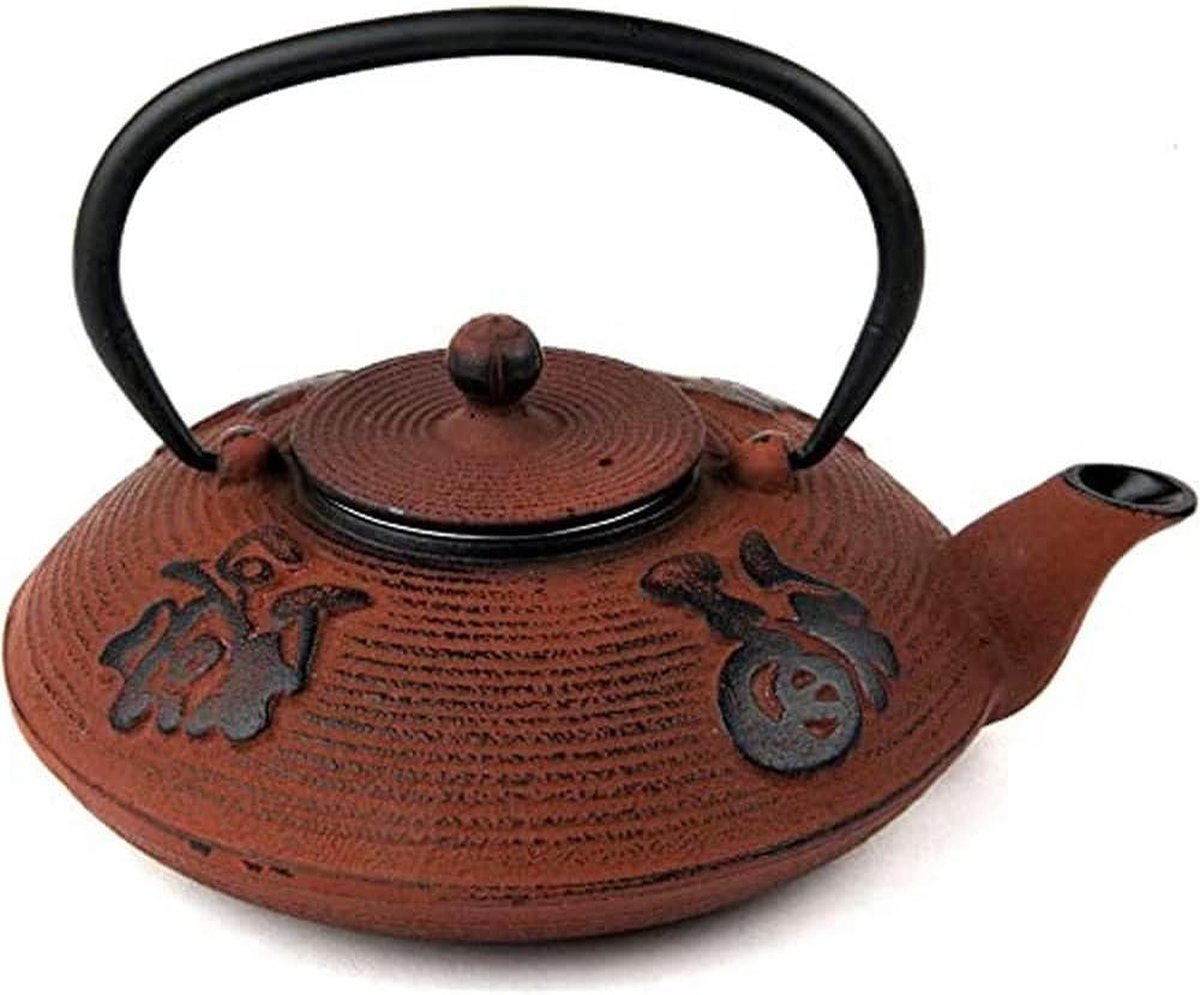 Oosterse Gietijzeren Theepot Rood 080l - Oosters Theepot