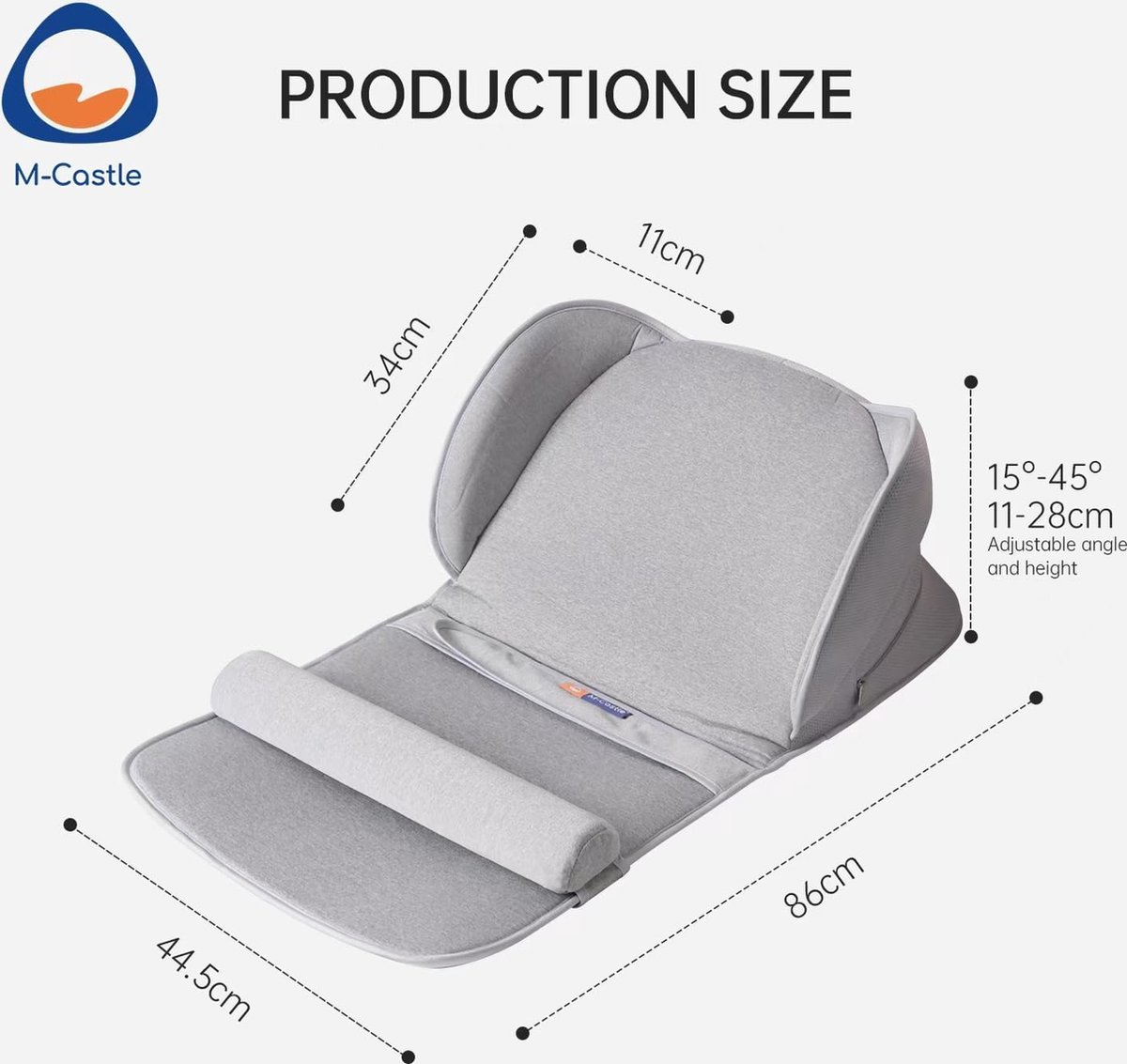 Coussin Anti Reflux Gastrique, Positionnement Oreiller De Cale For Traverses Côté, Mousse à