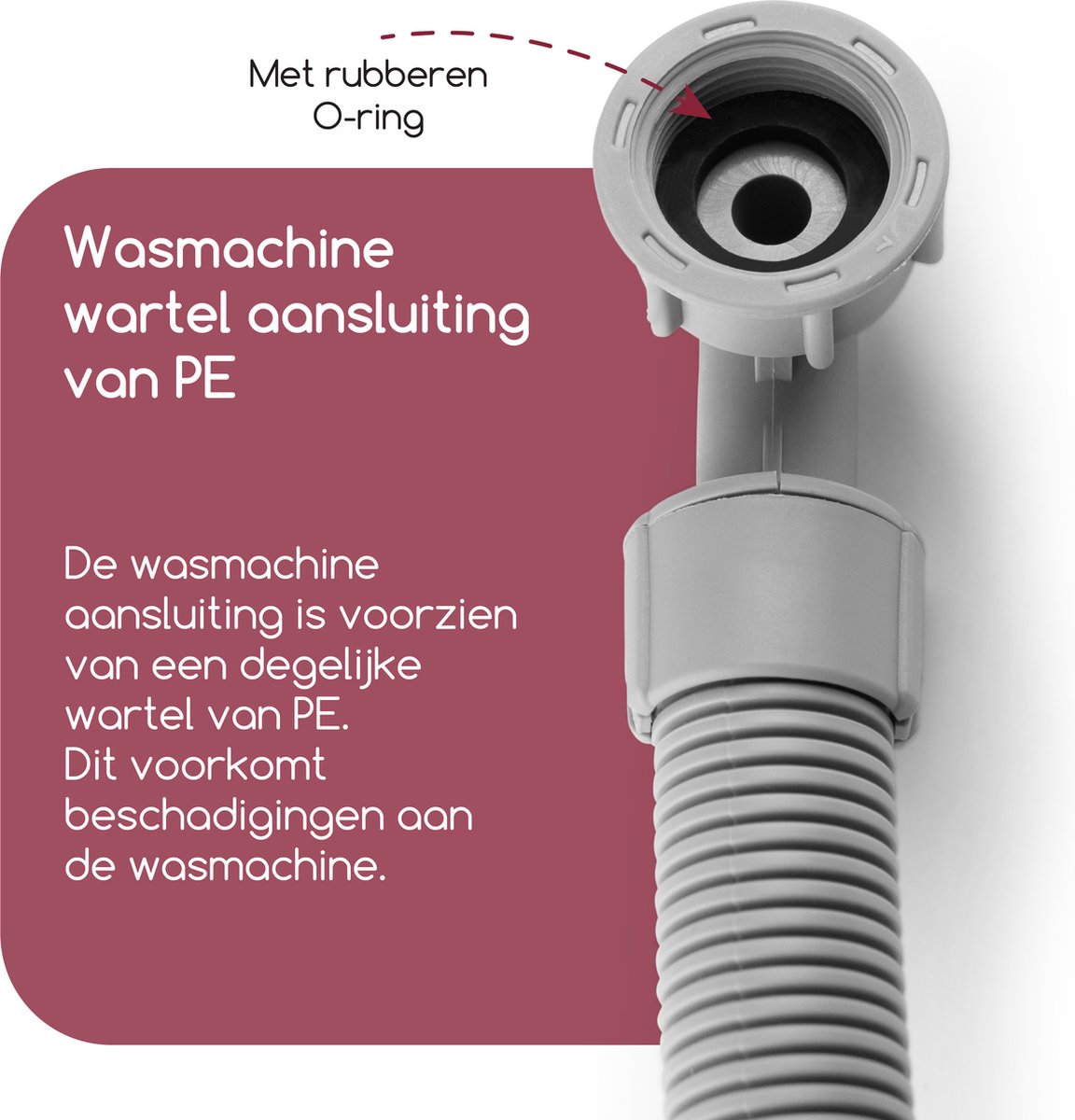 Zulaufschlauch Waschmaschine und Geschirrspüler 3m mit Ventilen 3/4 Zoll Druck von 20 bis 60 Bar Temperaturen bis 25°C - MADE IN ITALY - Garantie 5