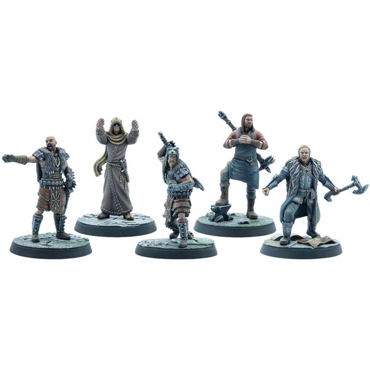 The Elder Scrolls: Call To Arms - Stormcloak Chieftains - Miniature Game - Ongeschilderd