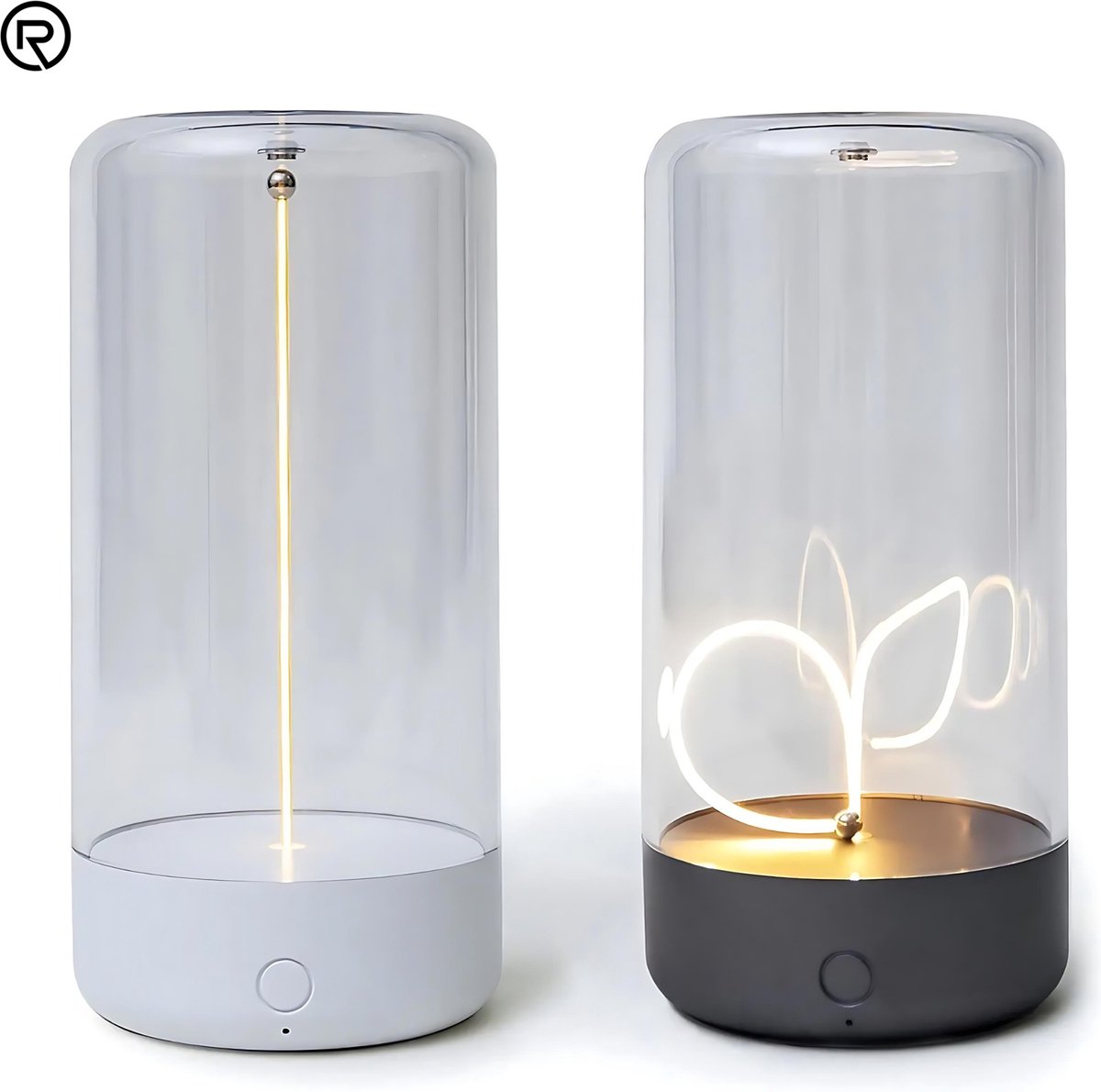 Regentech® Draadloze Tafellamp – Oplaadbare LED Sfeerlamp – Dimbare Campinglamp voor Binnen & Buiten