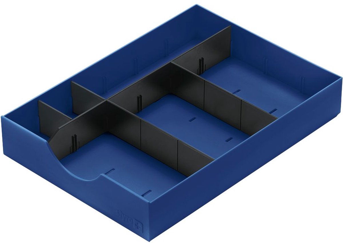 Systeemlade voor sorteerstation Styro styrodoc, blauw