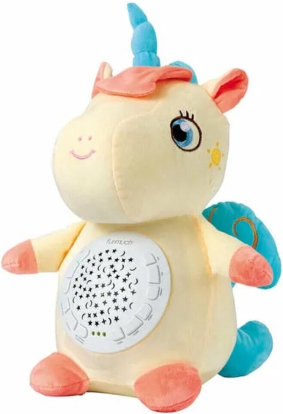 Funmuch Toys - Baby Unicorn Knuffeldier - baby projector - 38CM van Funmuch — afbeelding 3