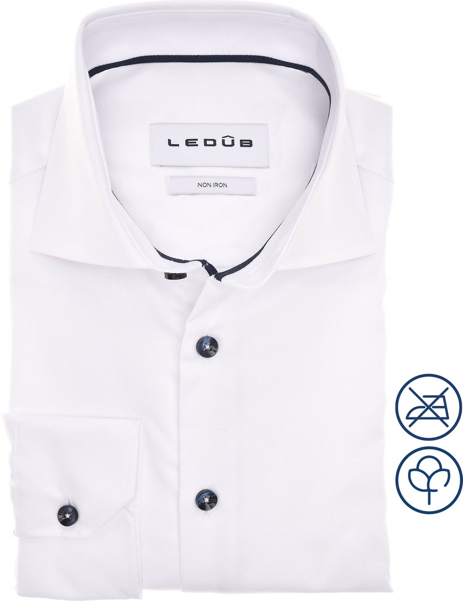 Ledub Business hemd lange mouw Wit LE24252 MFN 5 0142584/910-190-000