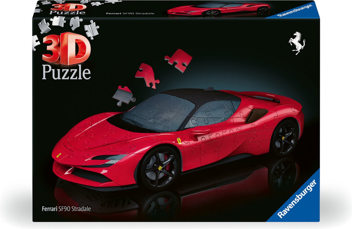 Ravensburger - Ferrari SF 90 Stradale - 3D Puzzel voor Kinderen en Volwassenen — afbeelding 12