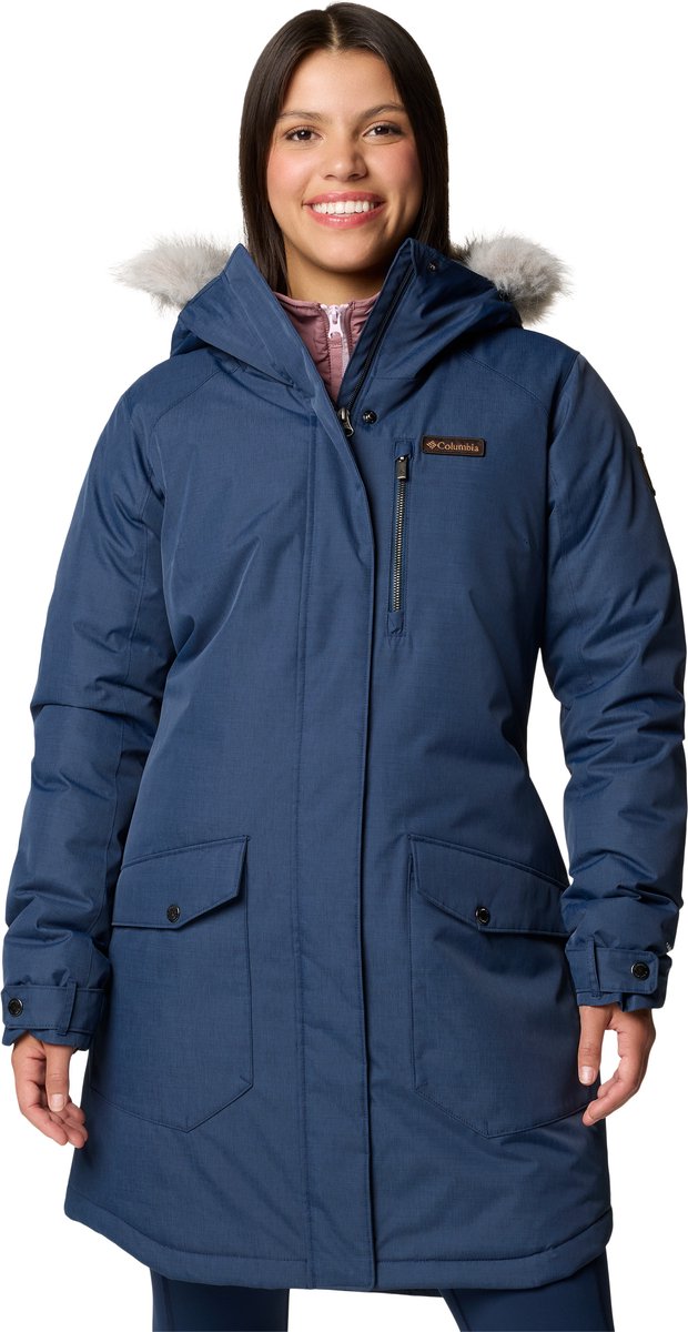 Columbia Suttle Mountain™ Long Insulated Jacket Women’s Outdoorjas Collegiate Blauw