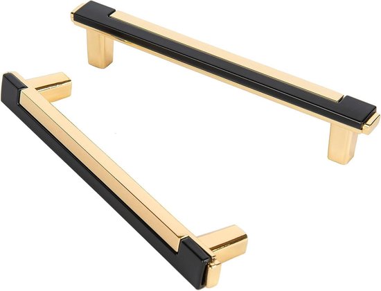 128mm 6-stuks Moderne Zwart Keukenkast Handgrepen - Slaapkamer
