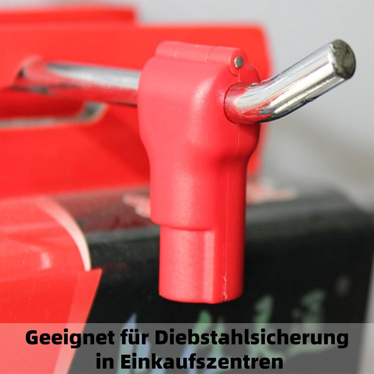 Stop Lock Peg Hook - Veegdiefstalpreventie Draadpen - 100 Stuks Kunststof Rood Veiligheidsslot - Detailhandel Anti-diefstal Display Haakslot - 5mm 4mm Haakslot — cadeau in Cadeau-ideeën - foto 2
