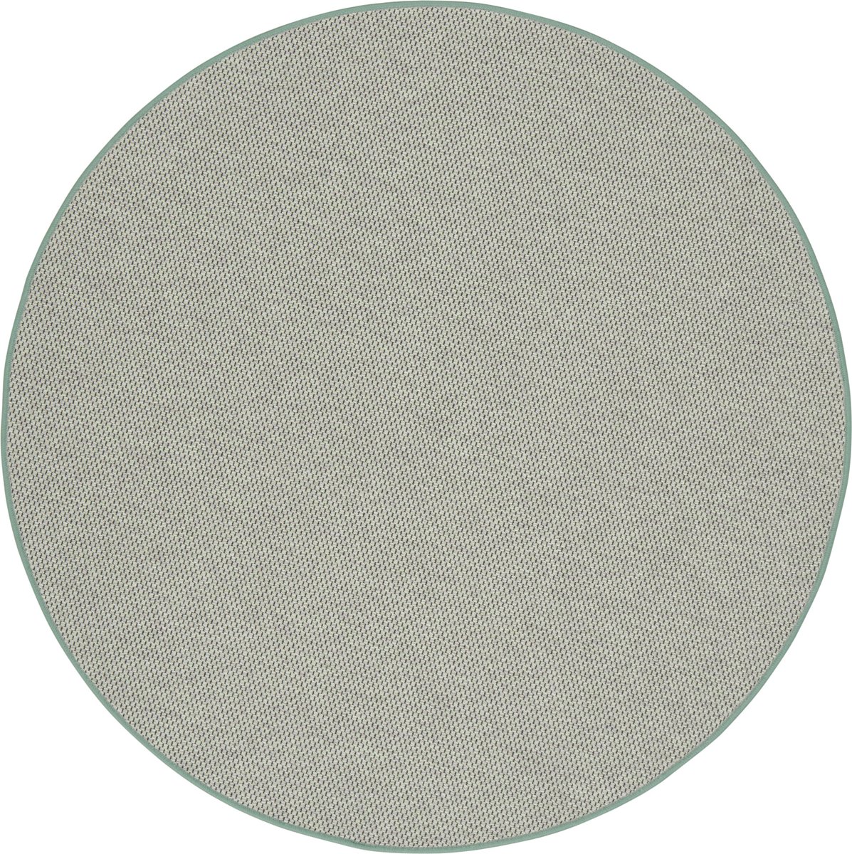Snapstyle Vloerkleed Bentzon Natuur Platweave Rond Groen