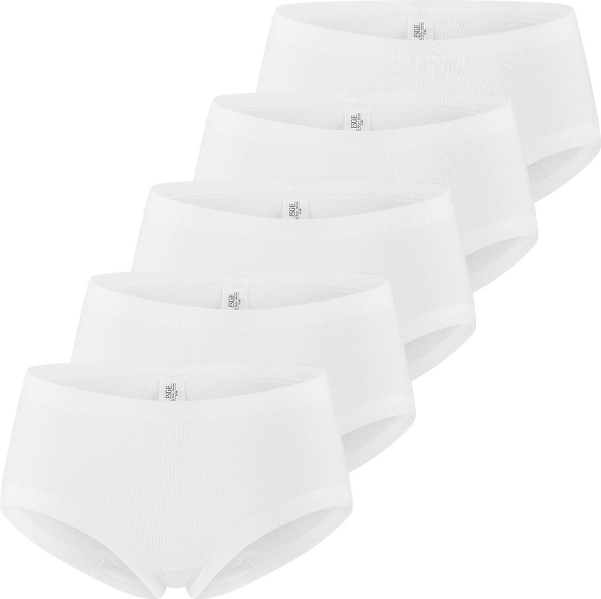 ESGE Dames hipster slip 5 pack Basic - à fines côtes