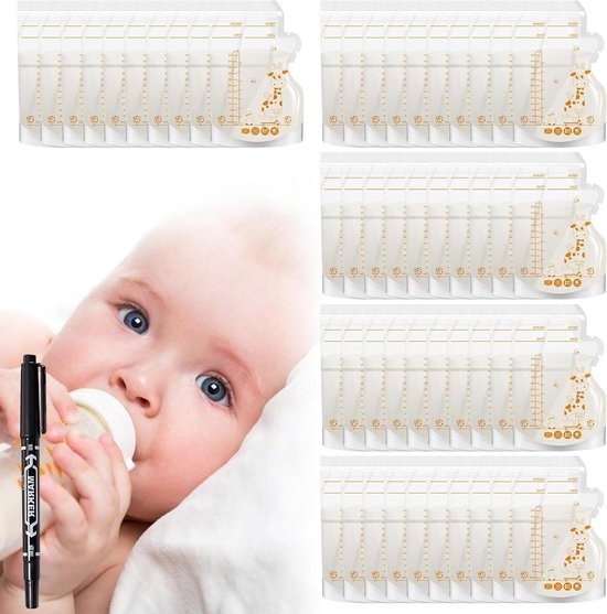 120 stuks moedermelk bewaarzakjes, BPA-vrij, moedermelk, bewaarzak voor moedermelk, voorgesteriliseerd, dubbele afdichting, 180 ml vrieszak, moedermelk 120 stuks moedermelk bewaarzakjes, BPA-vrij, moedermelk, bewaarzak voor moedermelk, voorgesteriliseerd, dubbele afdichting, 180 ml vrieszak, moedermelk