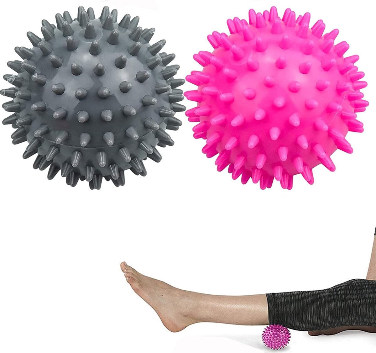Goedkoopste Triggerpoint Massageballen Set voor Ontspanning van Schouders, Rug, en Voetzolen - Verschillende Maten - Effectieve Pijnverlichting - Draagbaar - Thuisgebruik