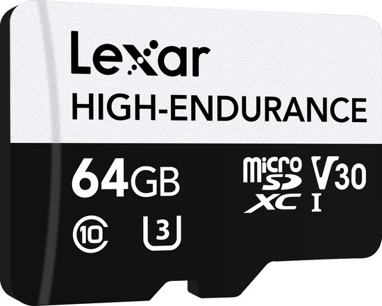 Lexar High-Endurance 64 GB MicroSDXC UHS-I Klasse 10 — afbeelding 3