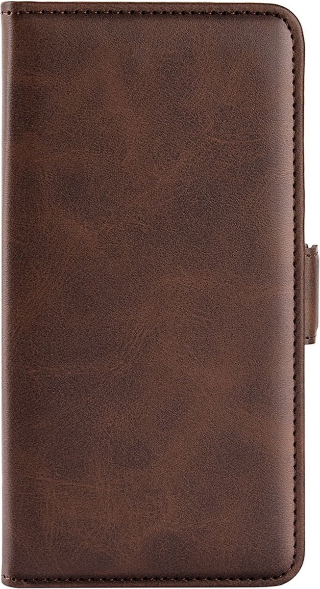 Mobigear Telefoonhoesje geschikt voor POCO C40 Hoesje | Mobigear Slim Magnet Bookcase Portemonnee | Pasjeshouder voor 3 Pasjes | Telefoonhoesje voor Pinpas / OV Kaart / Rijbewijs - Bruin