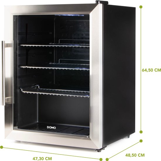 DOMO DO91609BK Barkoelkast - D - 60 L - glazen deur van Domo — afbeelding 4