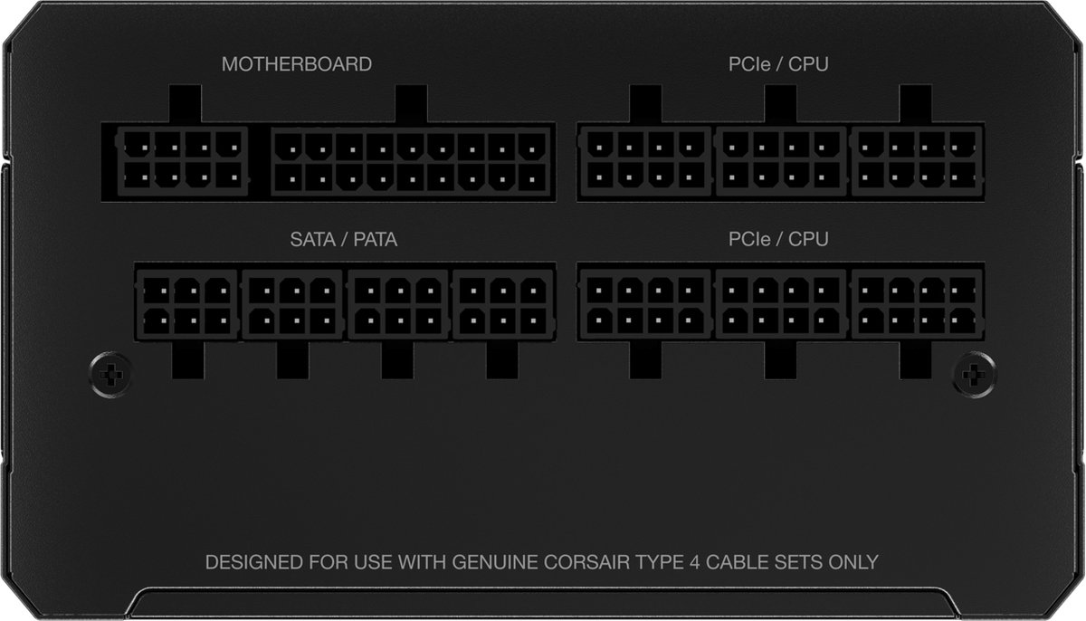 Corsair Rme Series Rm1000E Interne Voeding - 1000 Watt - Modulair - Atx 3.1 - - afbeelding 3
