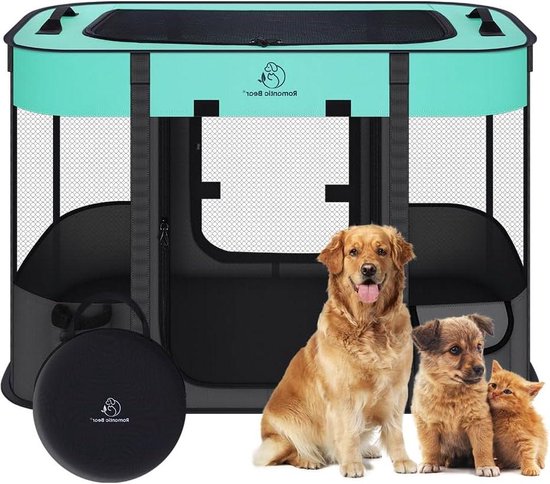 PETSFIT Opvouwbare puppyren voor kleine dieren, honden, katten