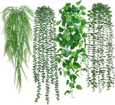 VFANDV Hangende kunstplanten, 3 stuks