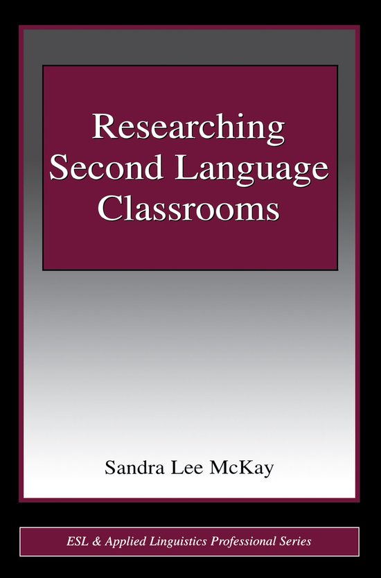 ESL & Applied Linguistics Professional Series- Researching S ... - cover