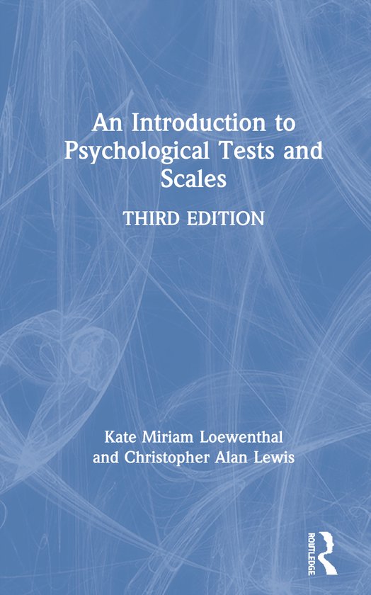 An Introduction to Psychological Tests and Scales - cover