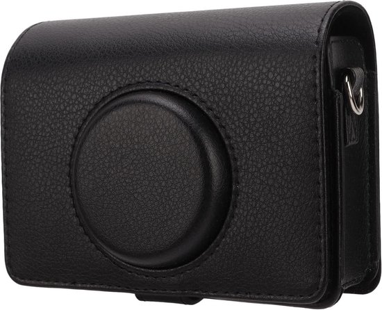 Frankmate Cameratas Voor Fujifilm Instax Mini 12/11 – PU-leer, Afneembare Riem, Mintgroen – Met Filmvakje & Frontopening