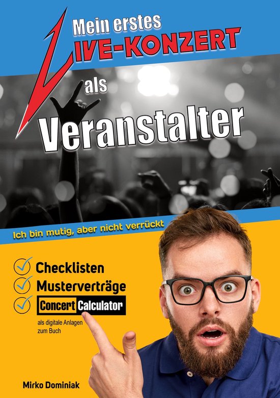live-books 1 - Mein erstes Live-Konzert als Veranstalter - cover
