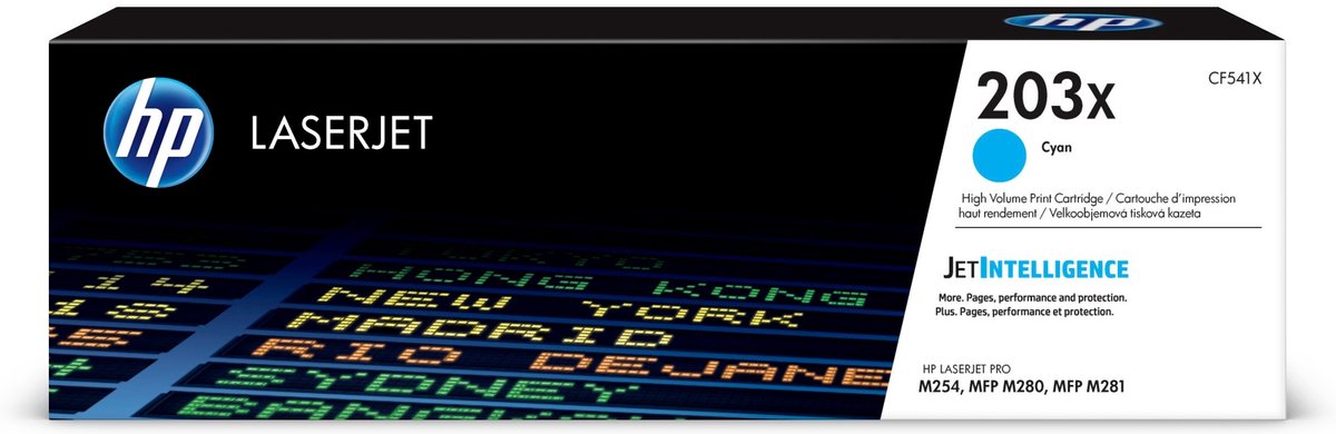 HP 203X LaserJet Toner Cyaan (Hoge Capaciteit)