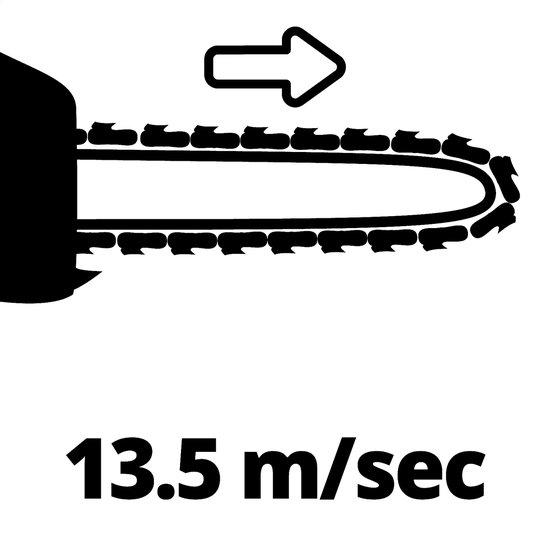 Einhell Elektrische Kettingzaag GH-EC 1835 - 1800 W - Zwaardlengte: 35,6 cm - Max. Zaaglengte: 32,5 cm - Kettingsnelheid: 13,5 m/s van Einhell — afbeelding 5