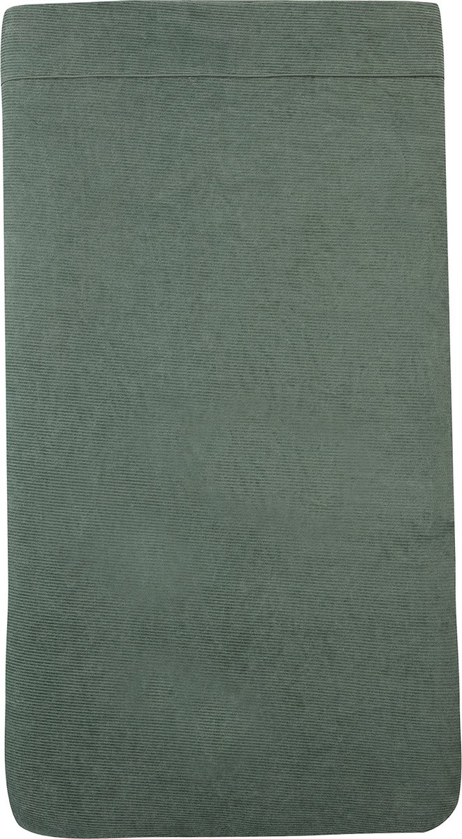 Witlof For Kids Wiegdeken Tuck-Inn Forest Green Velvet Rib 40 x 80 cm