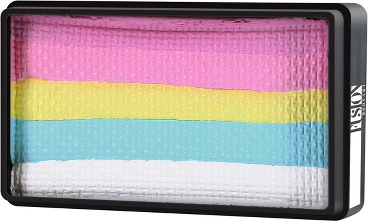 Fusion Body Art Face Painting Split Cakes – LODIE UP Cotton Candy | 30g