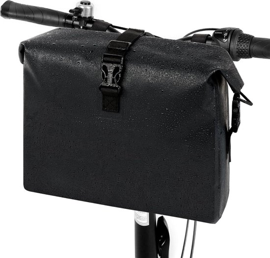 MIVELO Stuurtas Fiets Fietstas Stuur Waterafstotend En Ruim Tas Geschikt Voor E Bike Met Verstelbaar Vak Mobiele Telefoon Zwart Reflecterend 1730503360