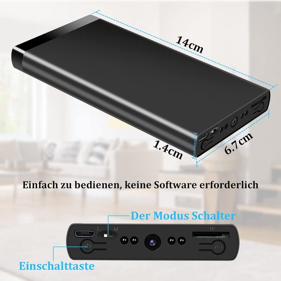 Verborgen Camera - Spionage Camera - Geheime Camera - Spy Camera - Spycamera - Spion Camera - Verborgen Mini Camera van VER — afbeelding 2