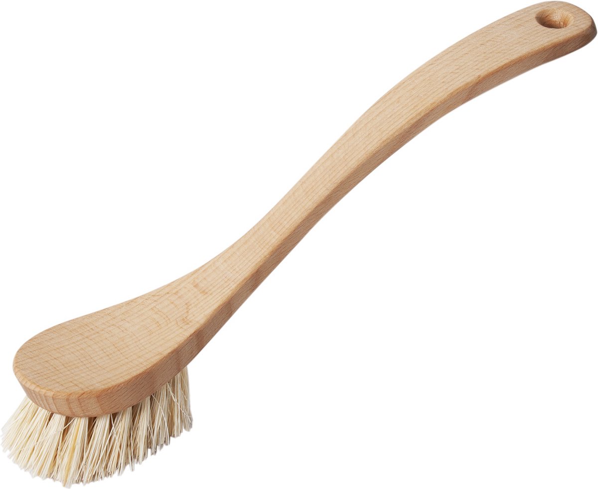 Goedkoopste CC Hansen FSC Afwasborstel - Gebogen Steel Hard - Mexicaanse Vezels - Beukenhout - Natuurlijke vezels - Kwaliteit en duurzaamheid