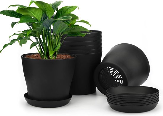 Plastic Bloempotten voor Tuin en Terras