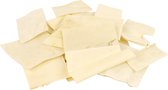Bol.com Petsnack - Hondensnack - Chips Wit - Gedroogde Buffelhuid - 2 kg aanbieding