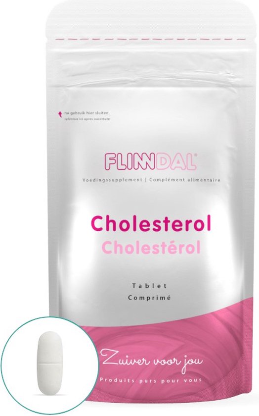 Foto: Flinndal cholesterol tabletten voor een goed cholesterolgehalte 30 tabletten