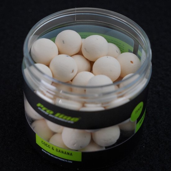 Pro Line - Coco Banana - Pop-Up boilie - 15mm 80g - Wit van Pro Line — afbeelding 3