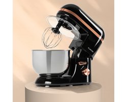 Klarstein keukenmachine, Knetmaschine met 5L kom, 1800W Profi keukenmachine met Knethaken en Schneebesen, Universal keukenmachine met 6 standen, Teigmaschine zum roeren, Kneten en Aufschlagen - Keukenmachine,2L 1800W - voor Keuken - Garde