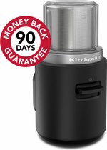 Bol.com KitchenAid Go - Draadloze koffiemolen voor versgemalen koffie - Inbegrepen maalbeker van 113 g en Roestvrijstalen mes - ... aanbieding