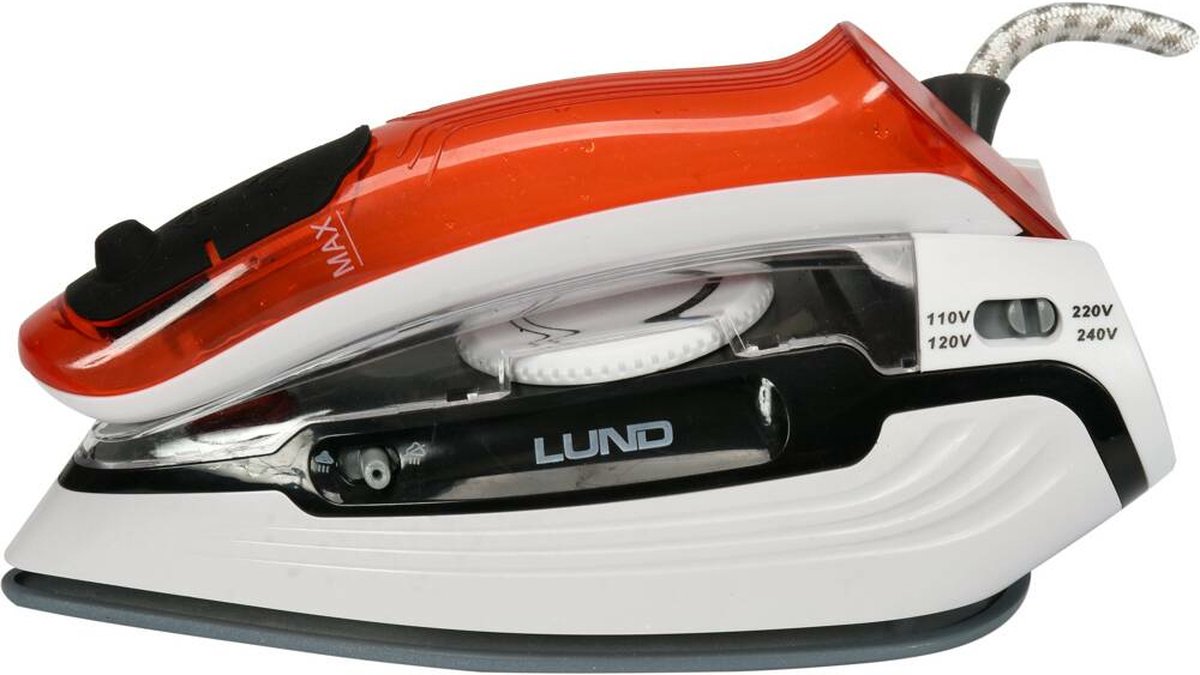 Lund 68100 - Reisstrijkijzer - 1100W - Keramische zoolplaat - Opvouwbaar handvat