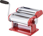 Bol.com Blue World of Flavours Pasta Maker met 9 Dikte-Instellingen - RVS Pastamachine - Rood pasta roller aanbieding