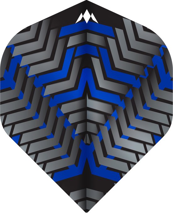 Mission Vex NO2 Black & Blue - Dart Flights van Mission — afbeelding 3