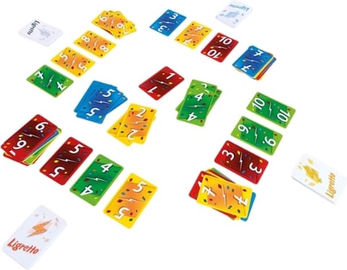 999 Games - Ligretto: Rood - Kaartspel - Iedereen speelt tegelijkertijd - Familiespel - Gezelschapsspel - Actiespel - Klein cadeautje — afbeelding 8