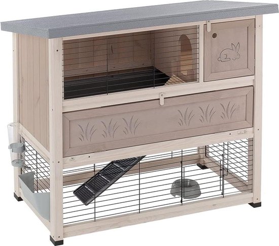 Ferplast Guinny 120 - Caviakooi - Dierenverblijf - 123x60x44 cm