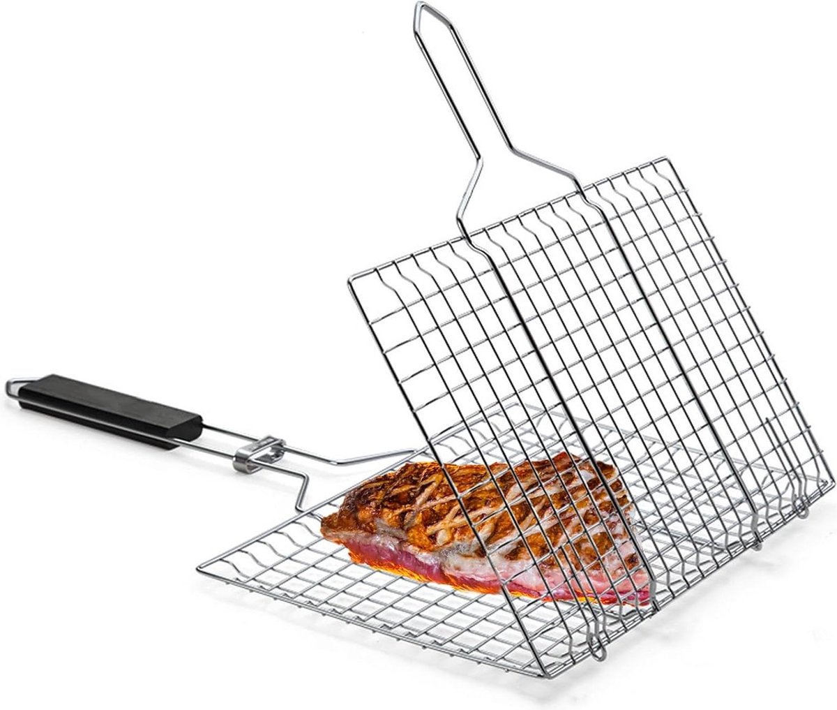 Holzkohlegrill mit Deckel, Barbecue Grill für Partys, Schwarz