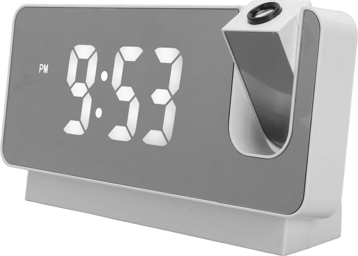 Solacis Wekkerradio Met Projectie - Wekkerradio - Digitale wekker - Wekkerradio kinderen - Wekker met projectie op plafond - Must have!